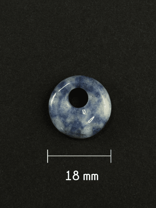 Donut 18mm - Jaspe Bleu