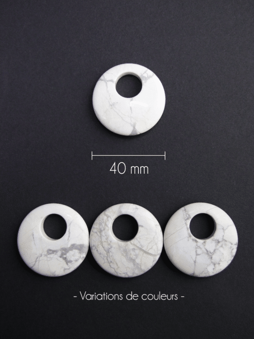 Donut 40mm - Howlite