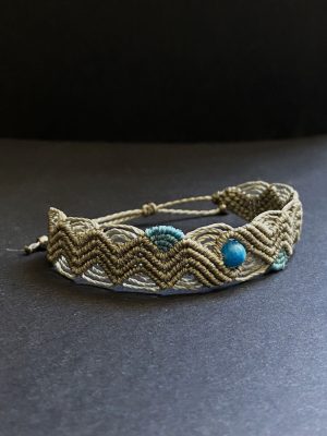 Bracelet wavy bleu 2