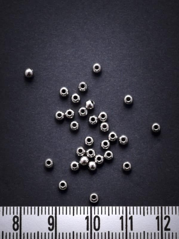 Perles d'acier inoxydable 3 mm