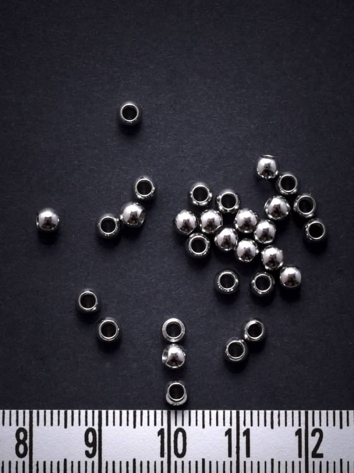 Perles d acier inoxydable 4 mm trou de 2 mm_DSC_7879