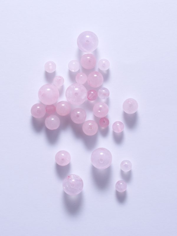Perles de Quartz rose