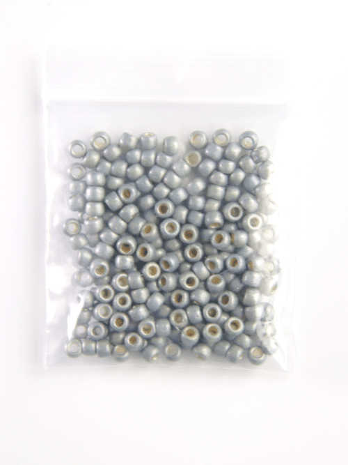 Perles de rocaille - Gris argent 565F sachet