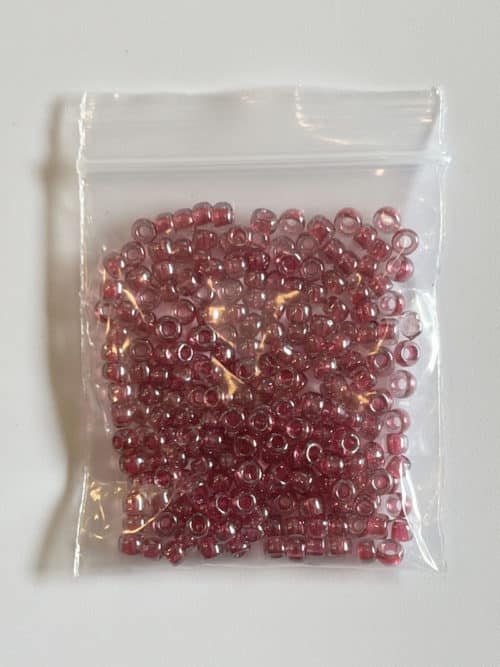 Perles de rocaille - Prune sachet