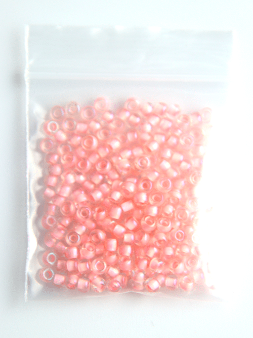 Perles de rocaille - saumon 191 sachet